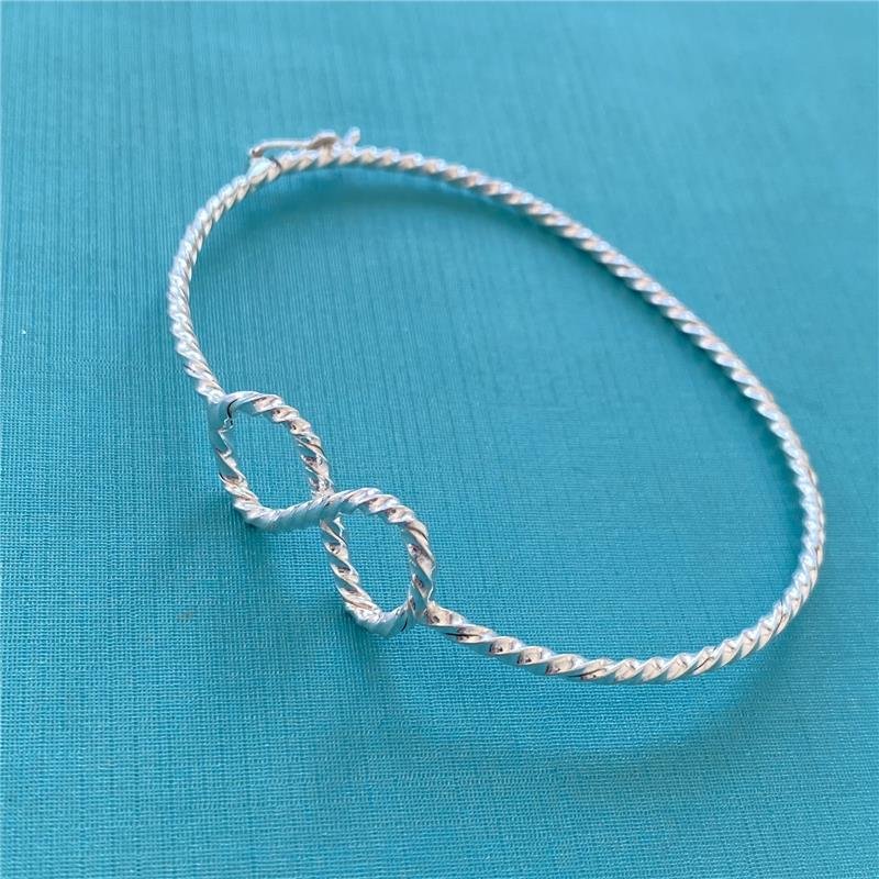 BRACELETE GEOM. INFINITO TORCIDO