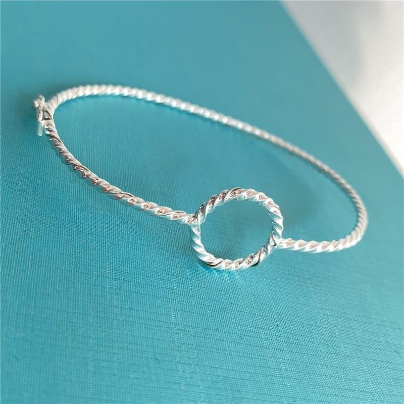 BRACELETE GEOM. CIRCULO TORCIDO