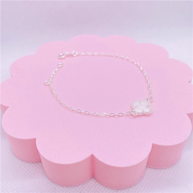 PULSEIRA VAN CLEEF 1 TREVO BRANCO