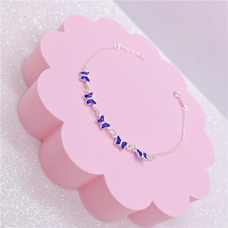 PULSEIRA BORBOLETAS ROXA