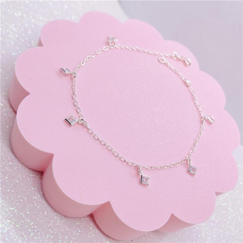 TORNOZELEIRA LOZANGO CRISTAL