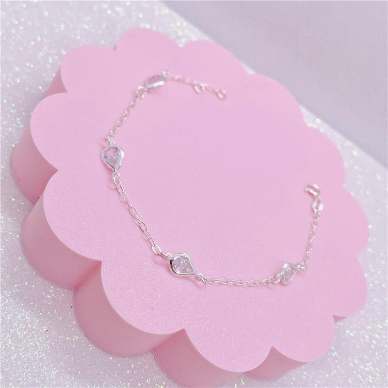 PULSEIRA PINGENTES GOTA DE CRISTAL