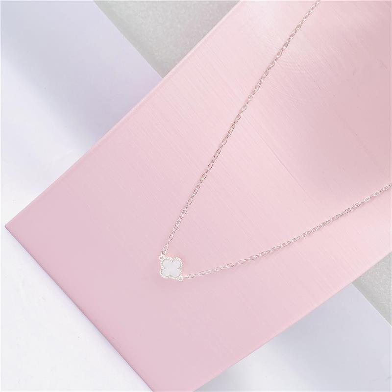 CHOKER VAN CLEEF 1 TREVO BRANCO