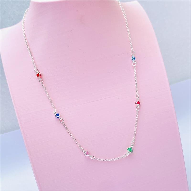 CHOKER MINI CORAÇÕES COLORIDOS
